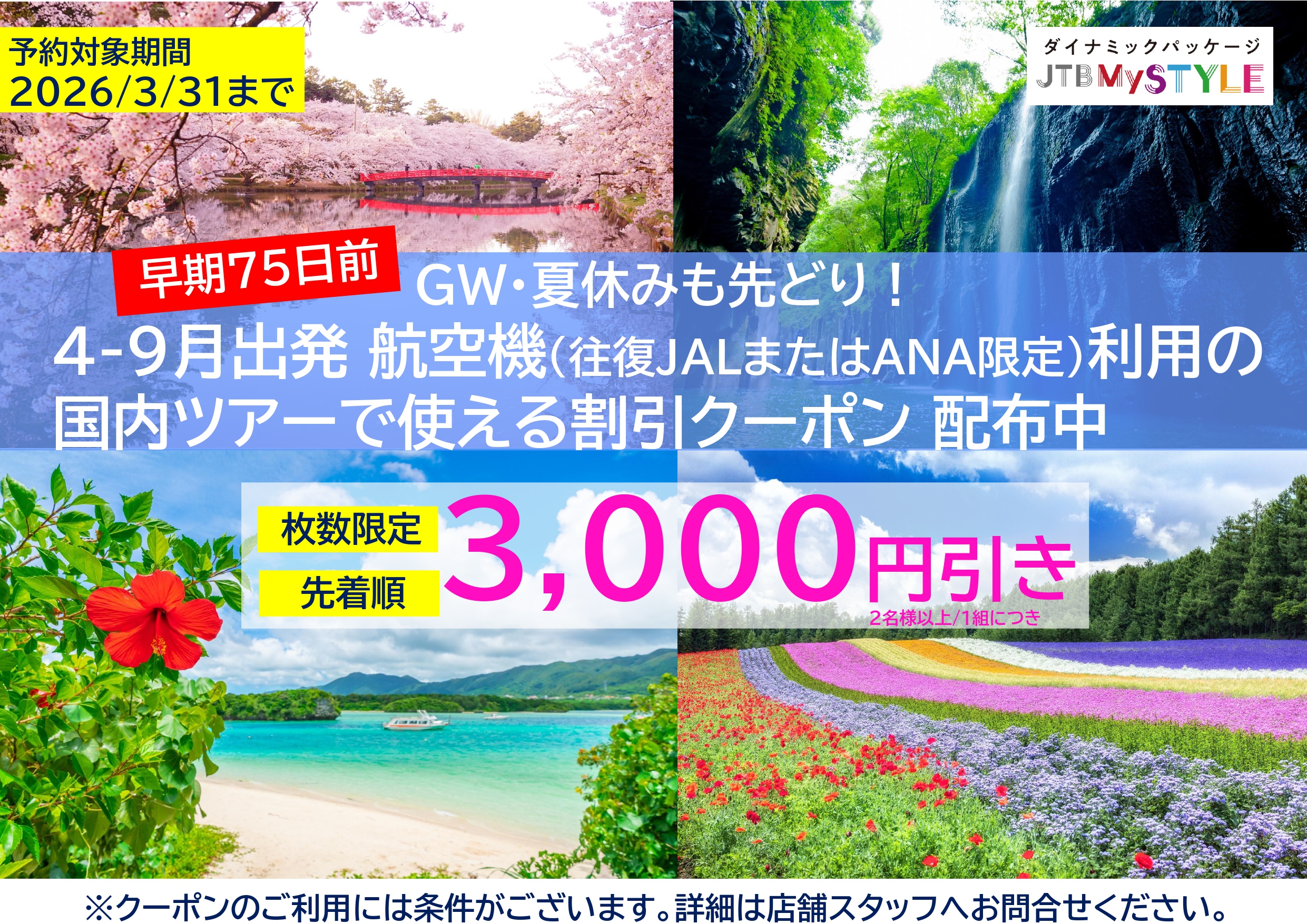 割引キャンペーン（国内）